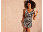 Combishort en lin femme