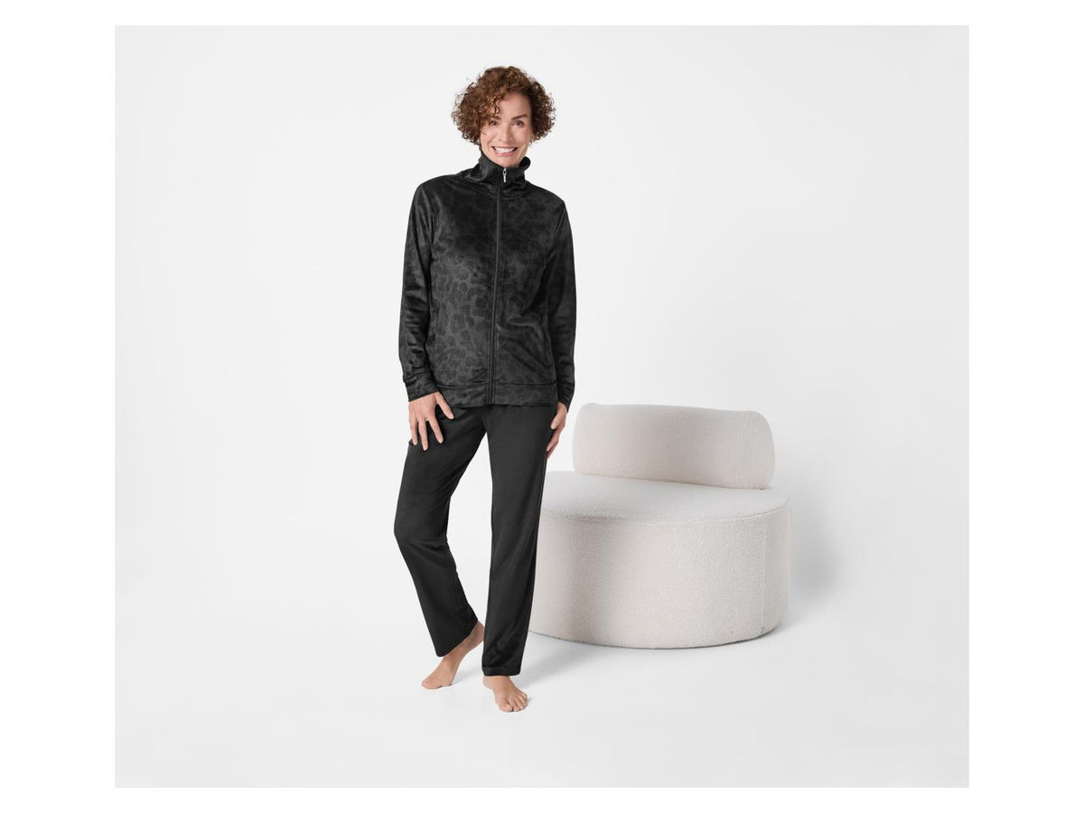 Ensemble d'intérieur velours femme