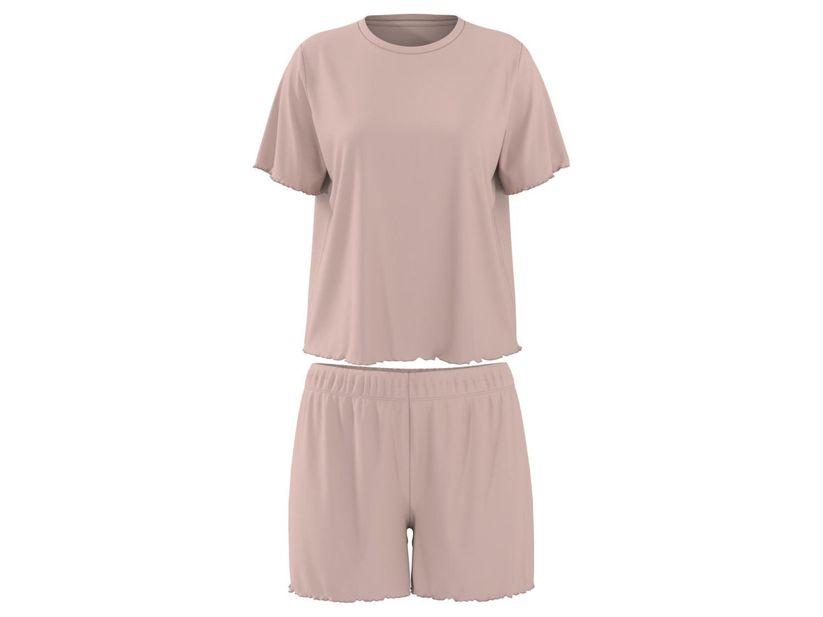 Ensemble pyjama côtelé femme