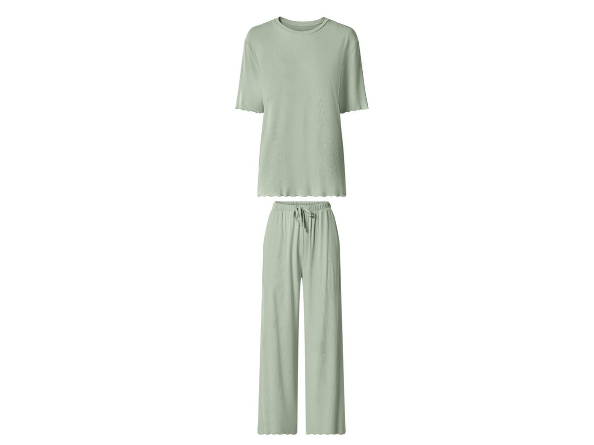 Ensemble pyjama côtelé Premium femme
