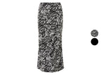 Jupe midi femme, à taille élastique
