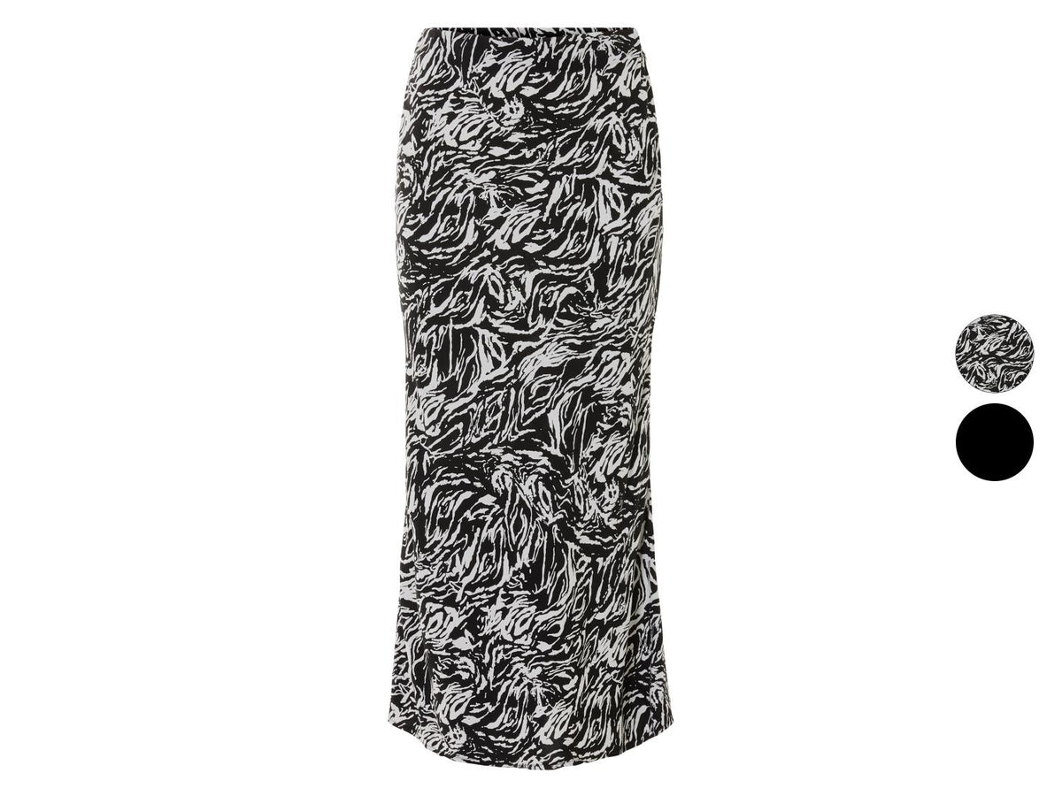 Jupe midi femme, à taille élastique