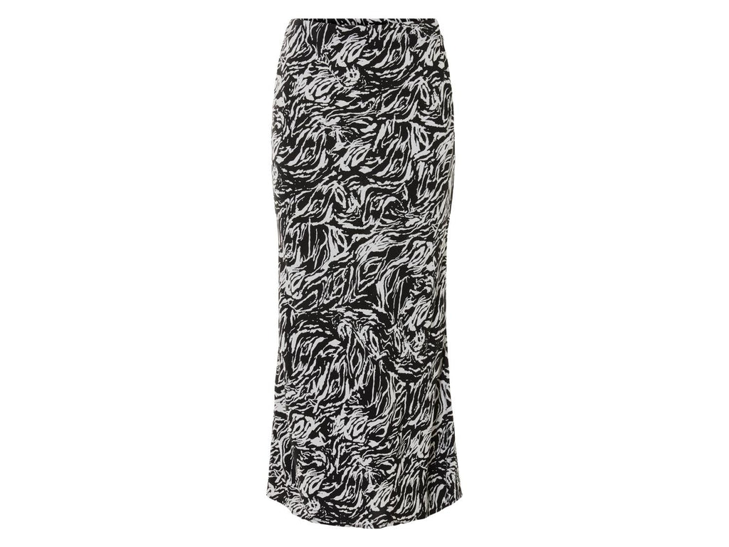 Jupe midi femme, à taille élastique