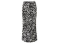 Jupe midi femme, à taille élastique