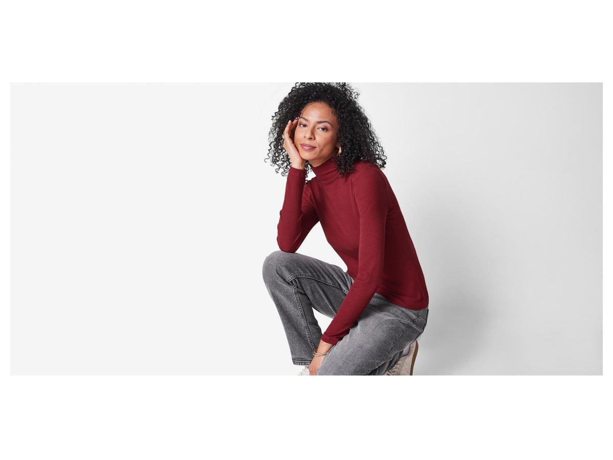 Lot de 2 pulls à col roulé femme