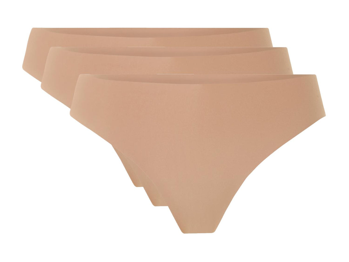 Lot de 3 strings invisibles femme