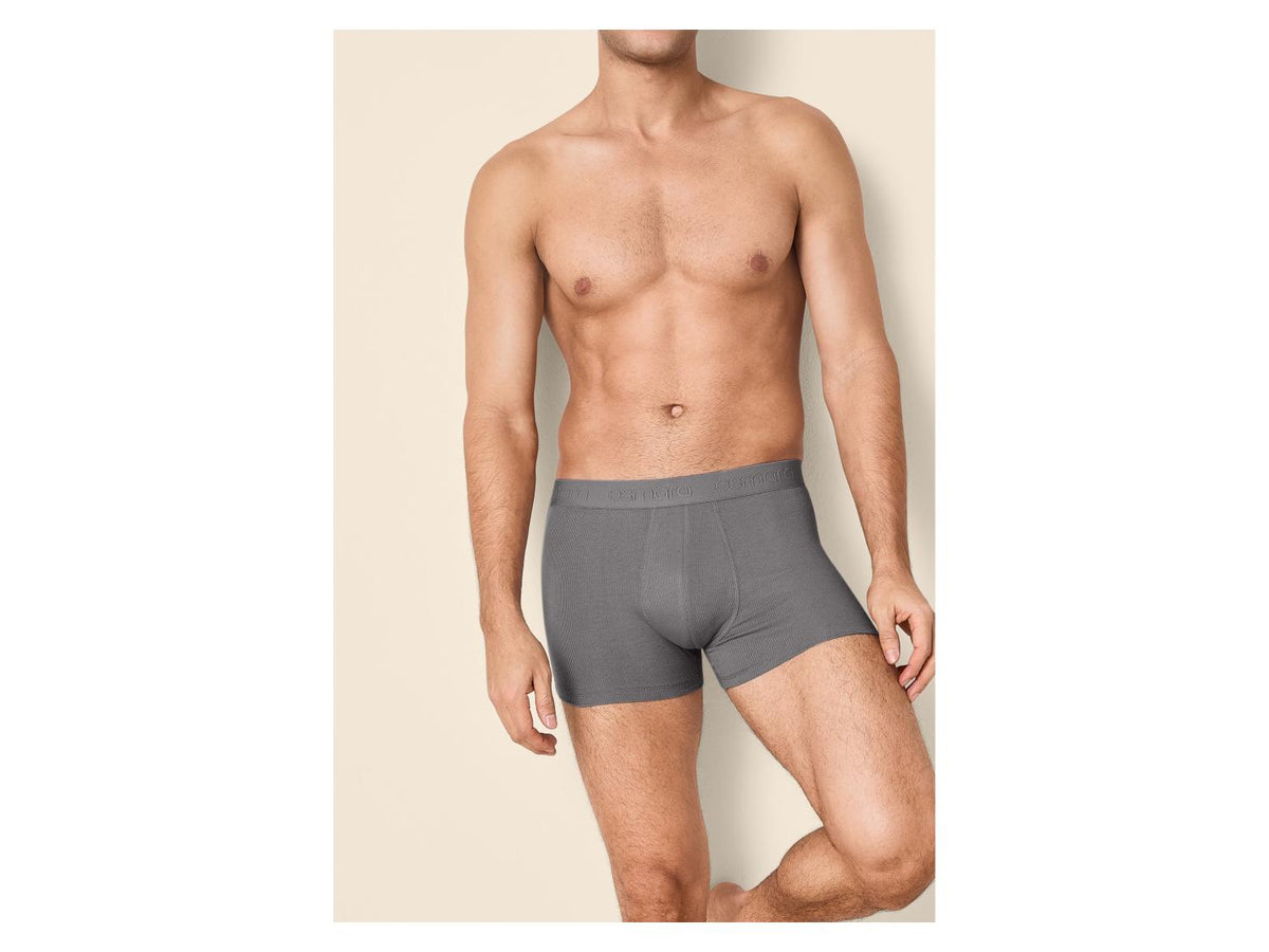 Boxers côtelés pour hommes, lot de 3