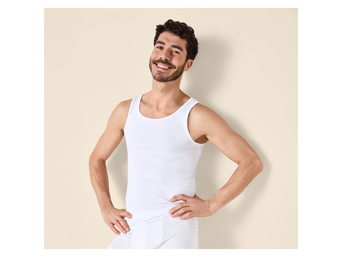 Lot de 3 débardeurs côtelé pour hommes
