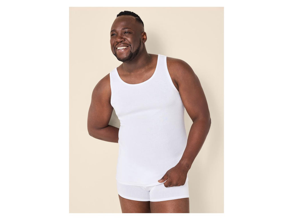 Lot de 3 débardeurs côtelés pour hommes