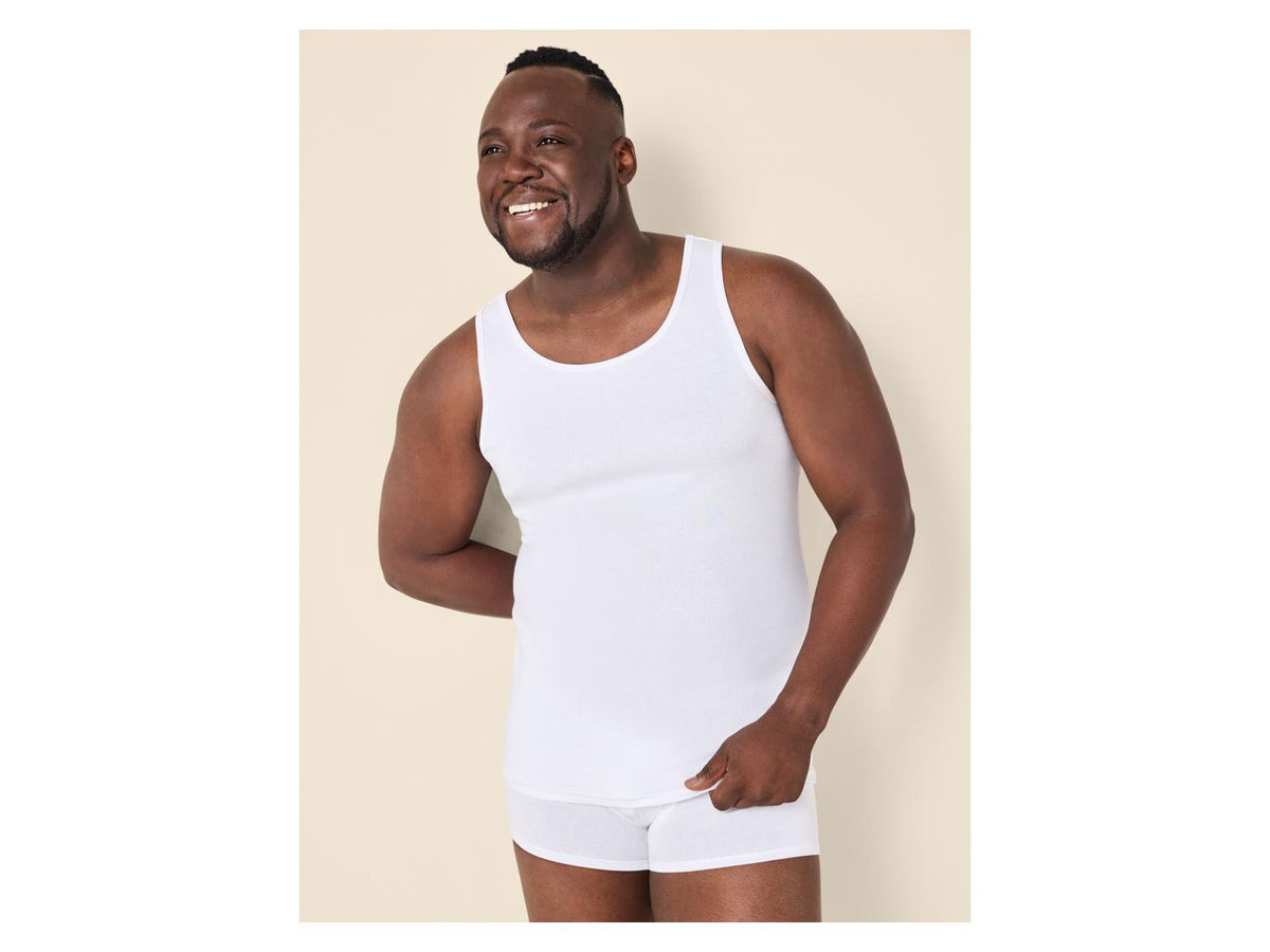 Lot de 3 débardeurs côtelés pour hommes