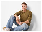 Polo-pull en maille pour homme