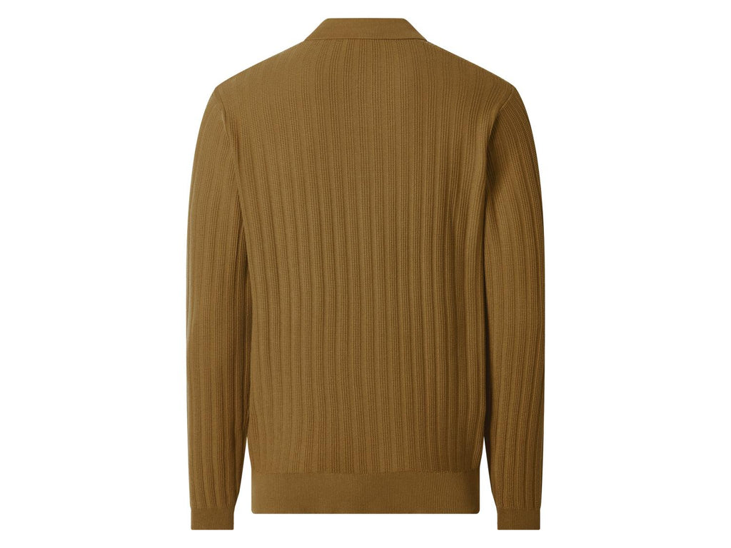 Polo-pull en maille pour homme