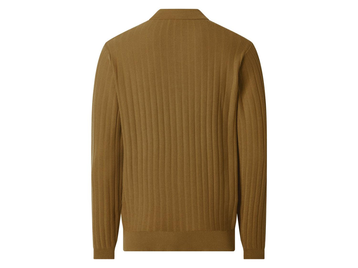 Polo-pull en maille pour homme