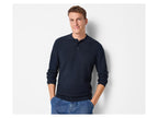 Polo-pull en maille pour homme