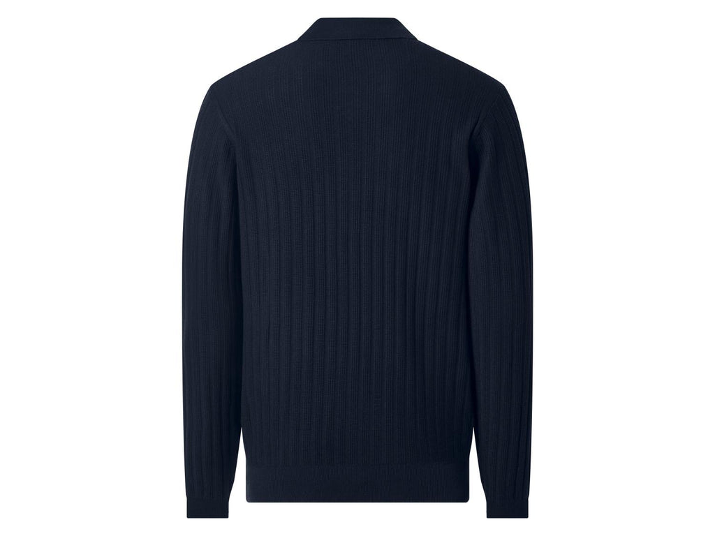 Polo-pull en maille pour homme