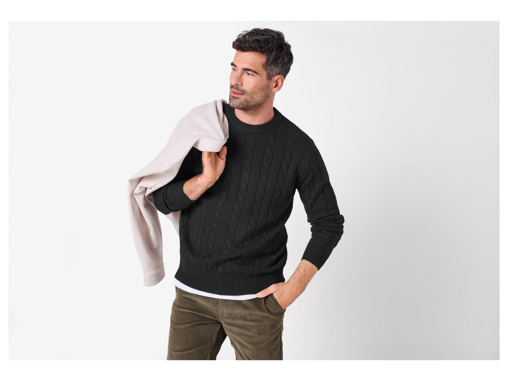 Pull en grosse maille homme