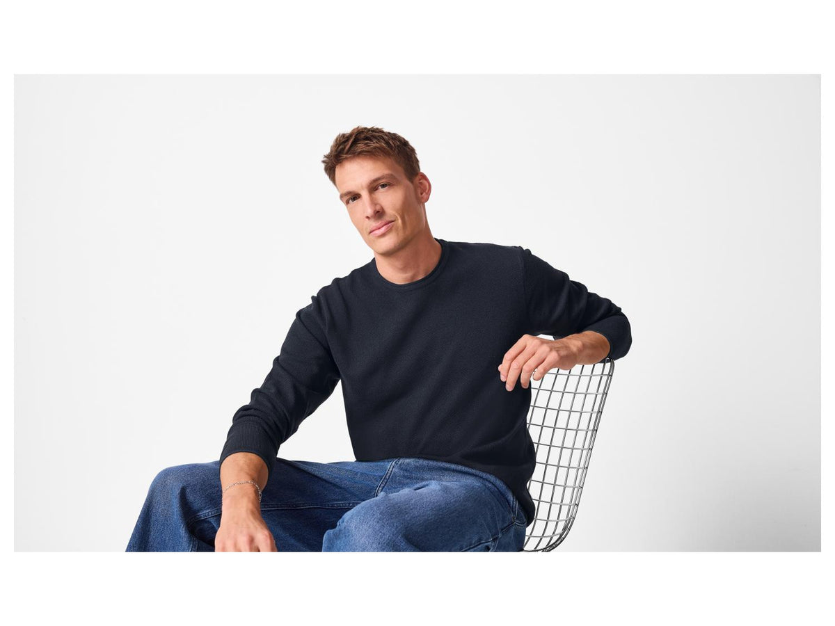 Pull-over en fine maille pour homme