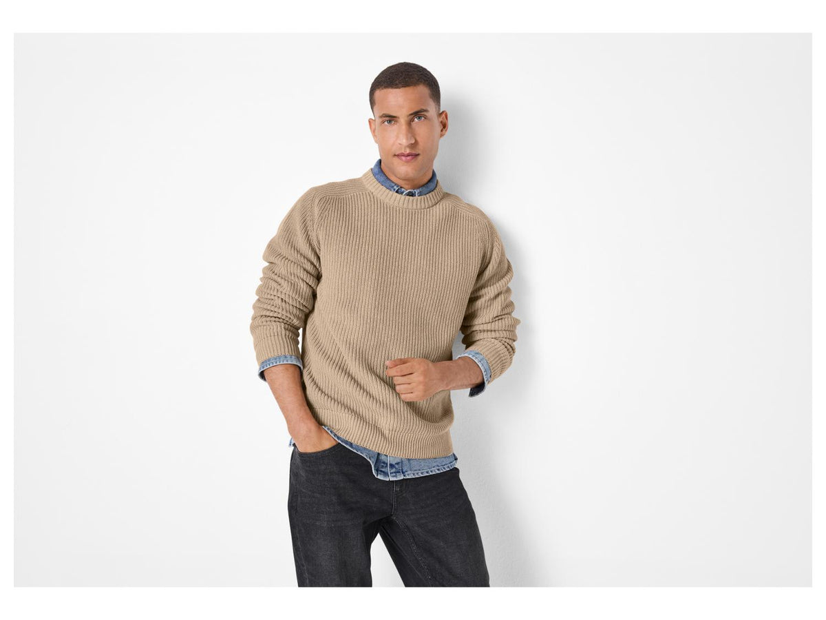 Pull-over en gros tricot