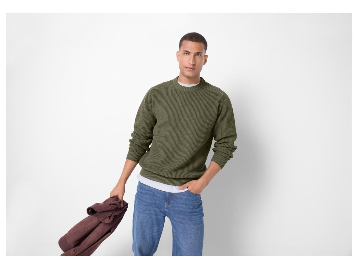 Pull-over en gros tricot