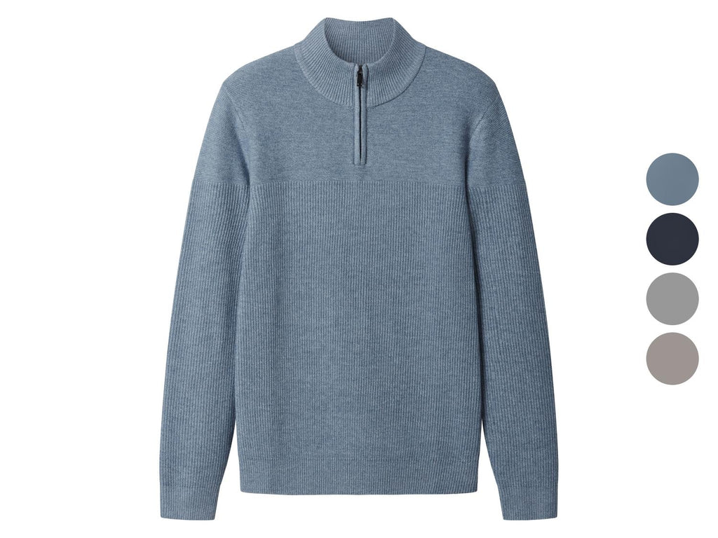 Pull-over zippé pour homme