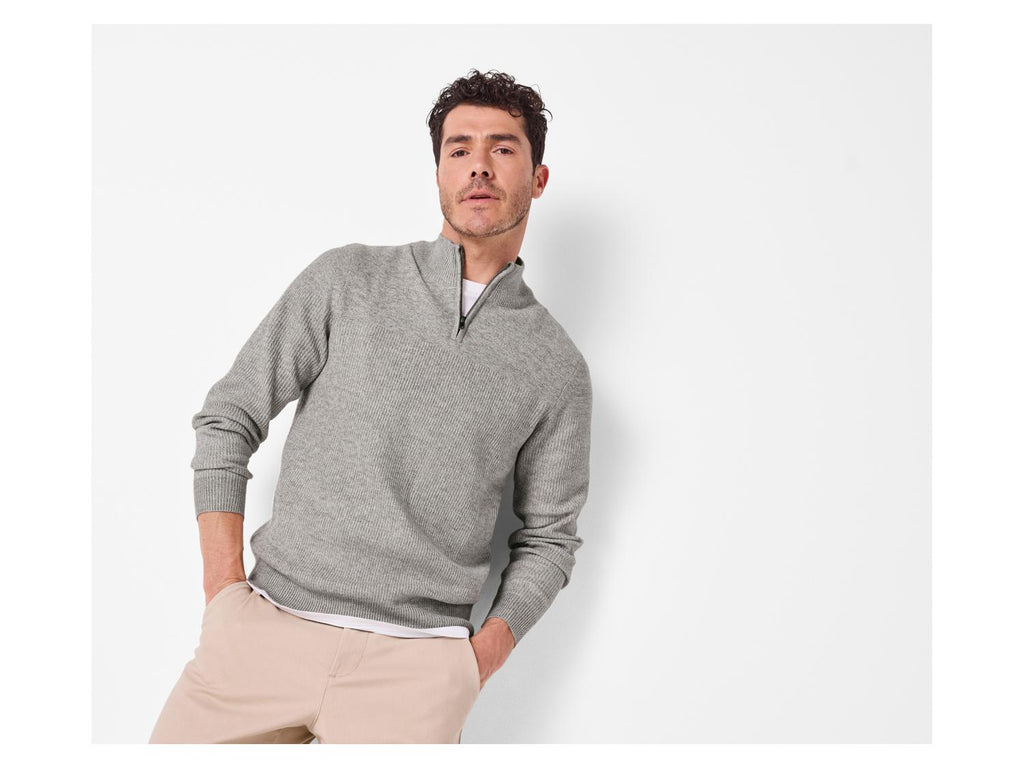 Pull-over zippé pour homme