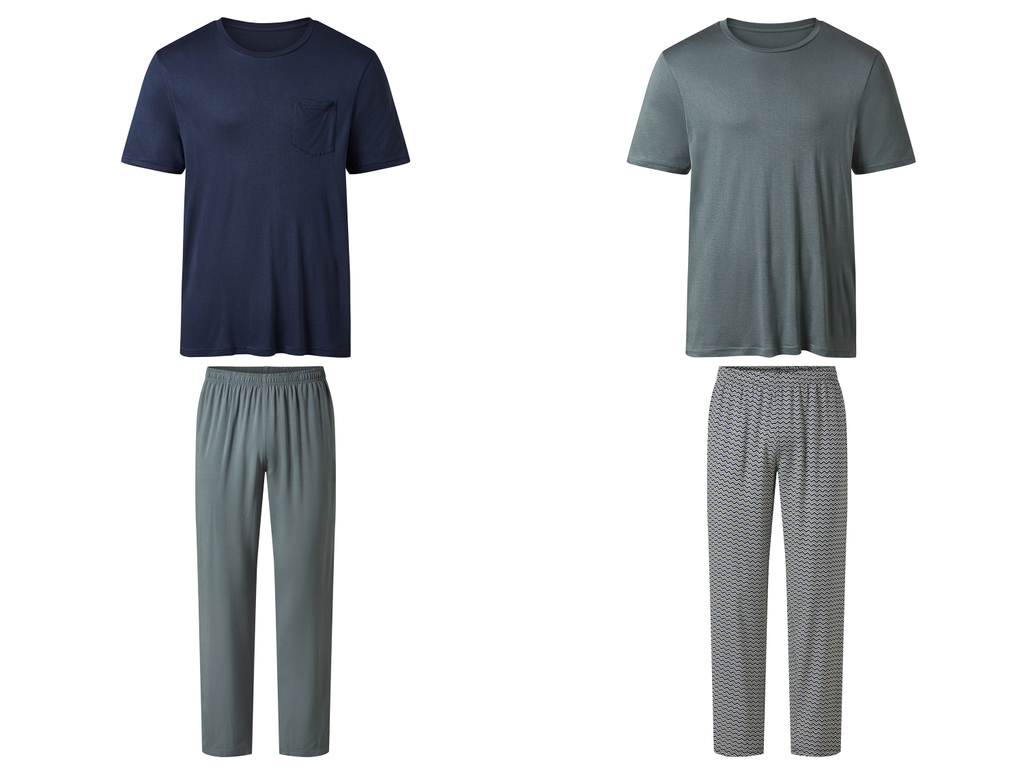 Pyjama homme, avec ceinture élastique