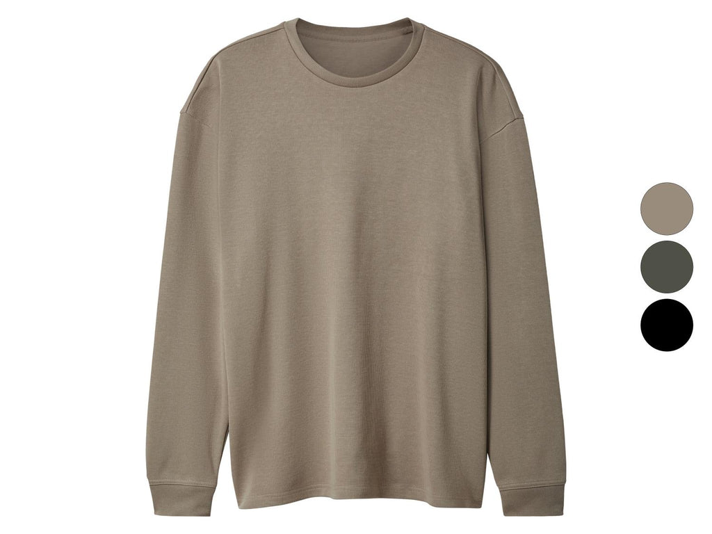 Sweat côtelé homme