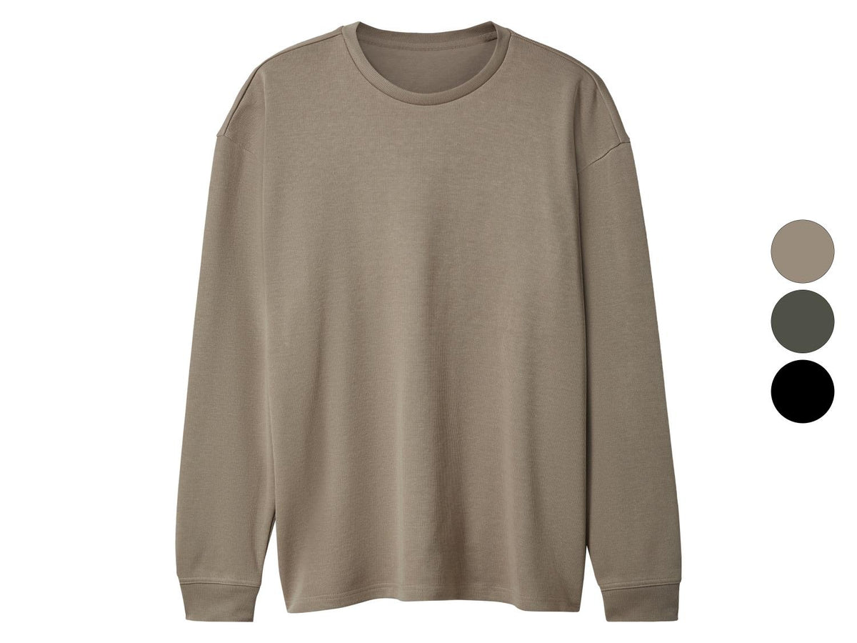 Sweat côtelé homme