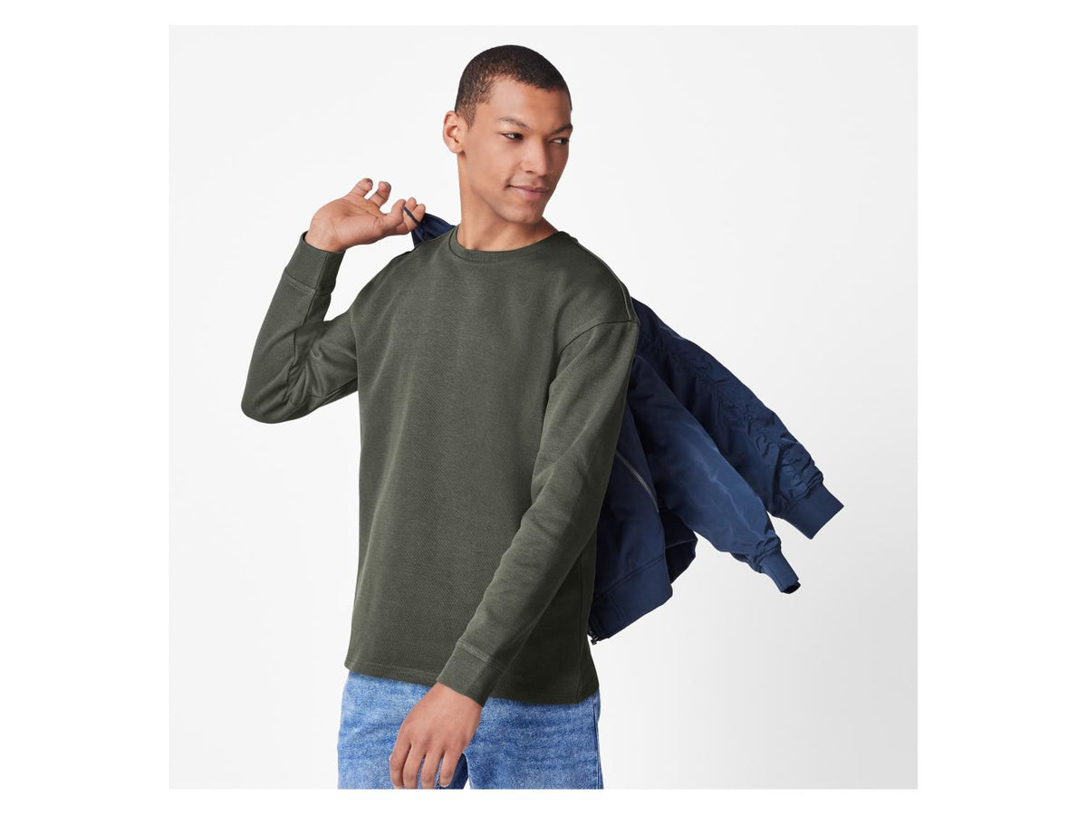 Sweat côtelé homme