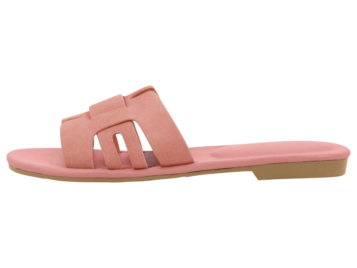 Mules en cuir femme