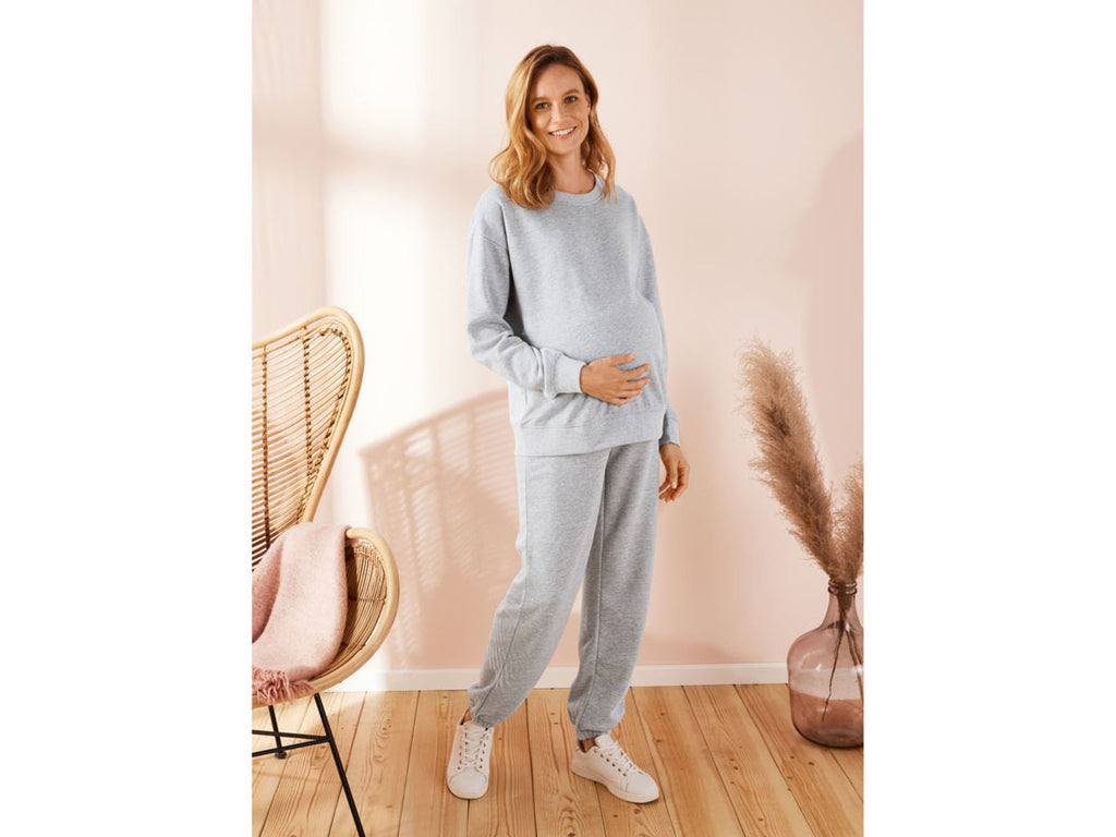 Pantalon de grossesse molletonné femme