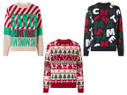 Pull de Noël en maille fine pour femme