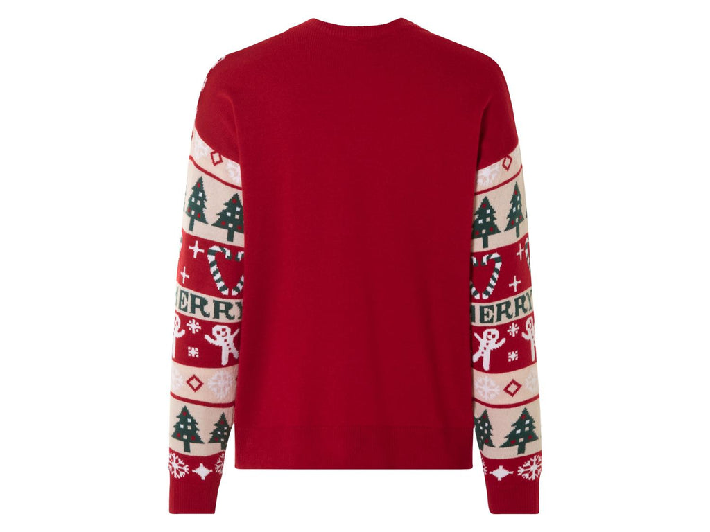 Pull de Noël en maille fine pour femme