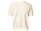 Pull en maille ajourée femme