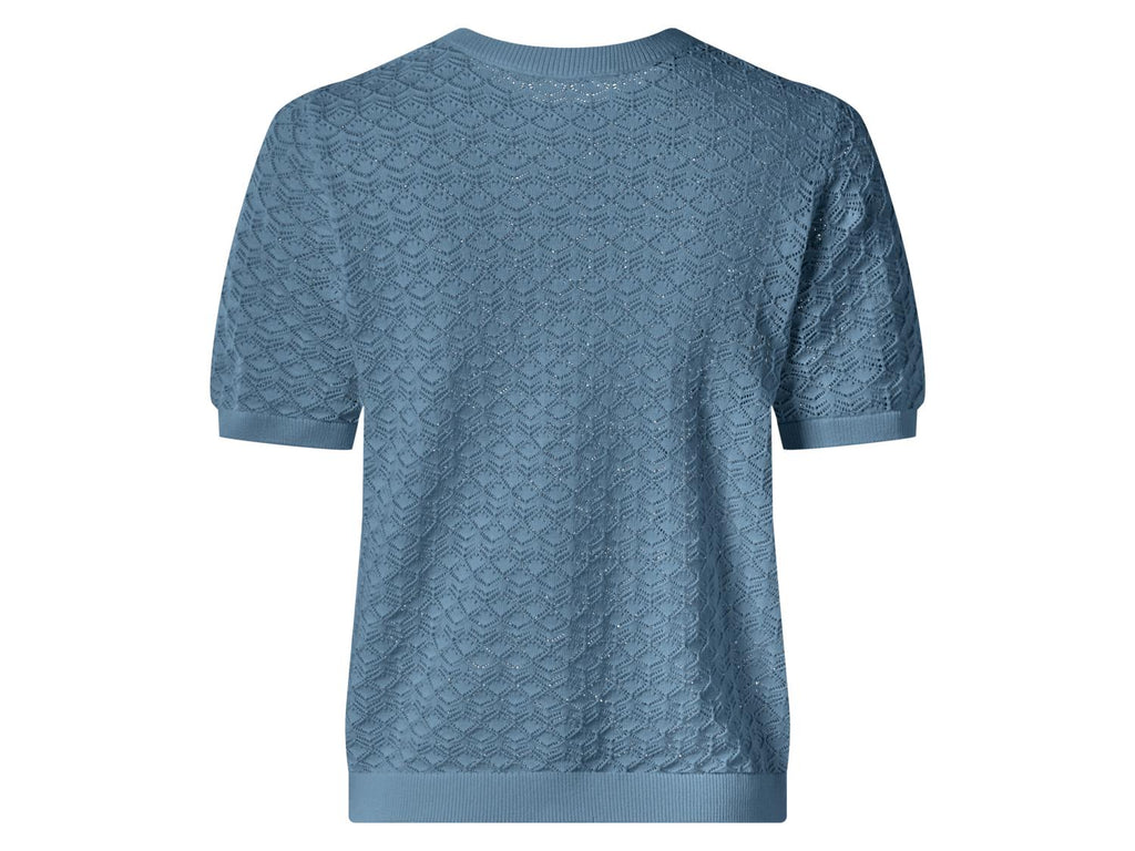 Pull en maille ajourée femme