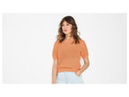Pull en maille ajourée femme
