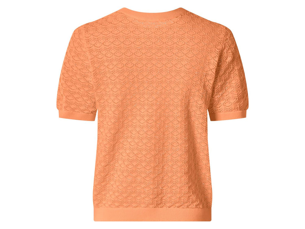 Pull en maille ajourée femme