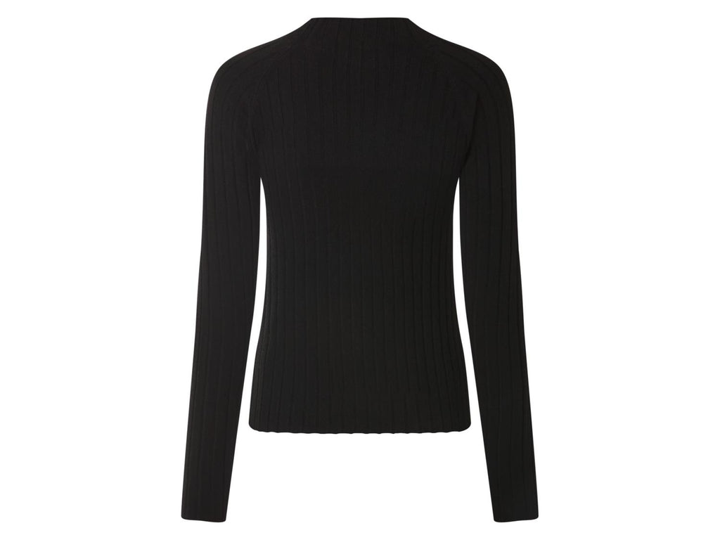Pull en maille côtelé femme