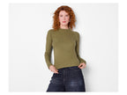 Pull en maille côtelé femme