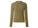 Pull en maille côtelé femme