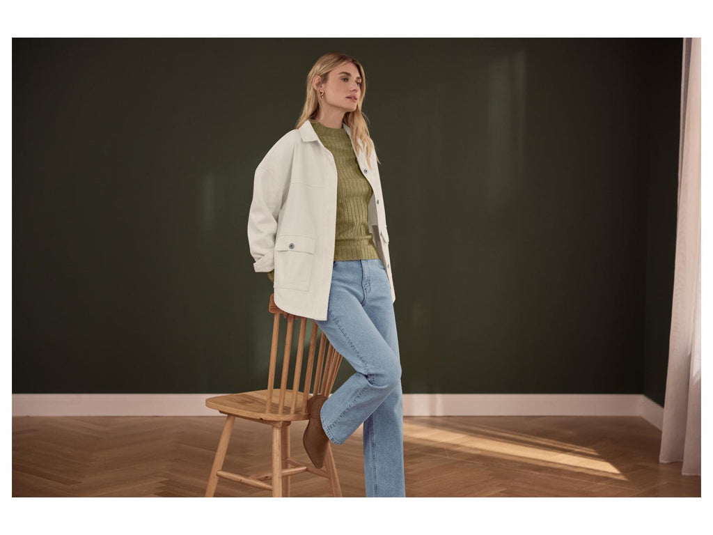 Pull en maille côtelé femme