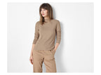 Pull en maille côtelé femme