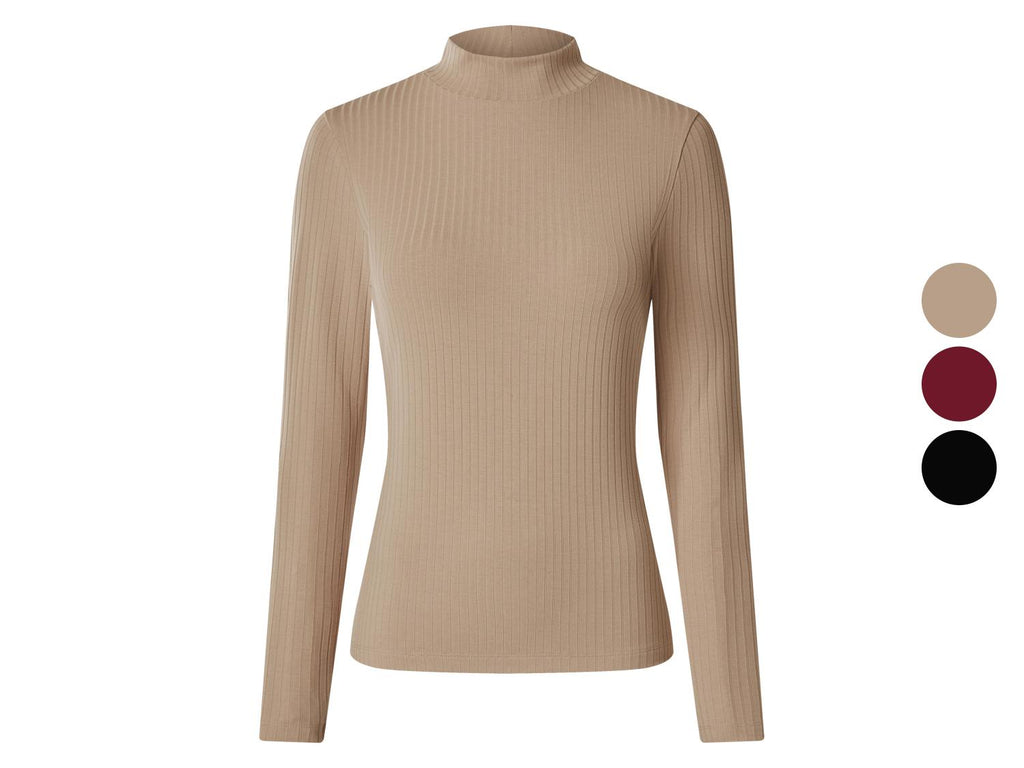 Pull en maille côtelé femme