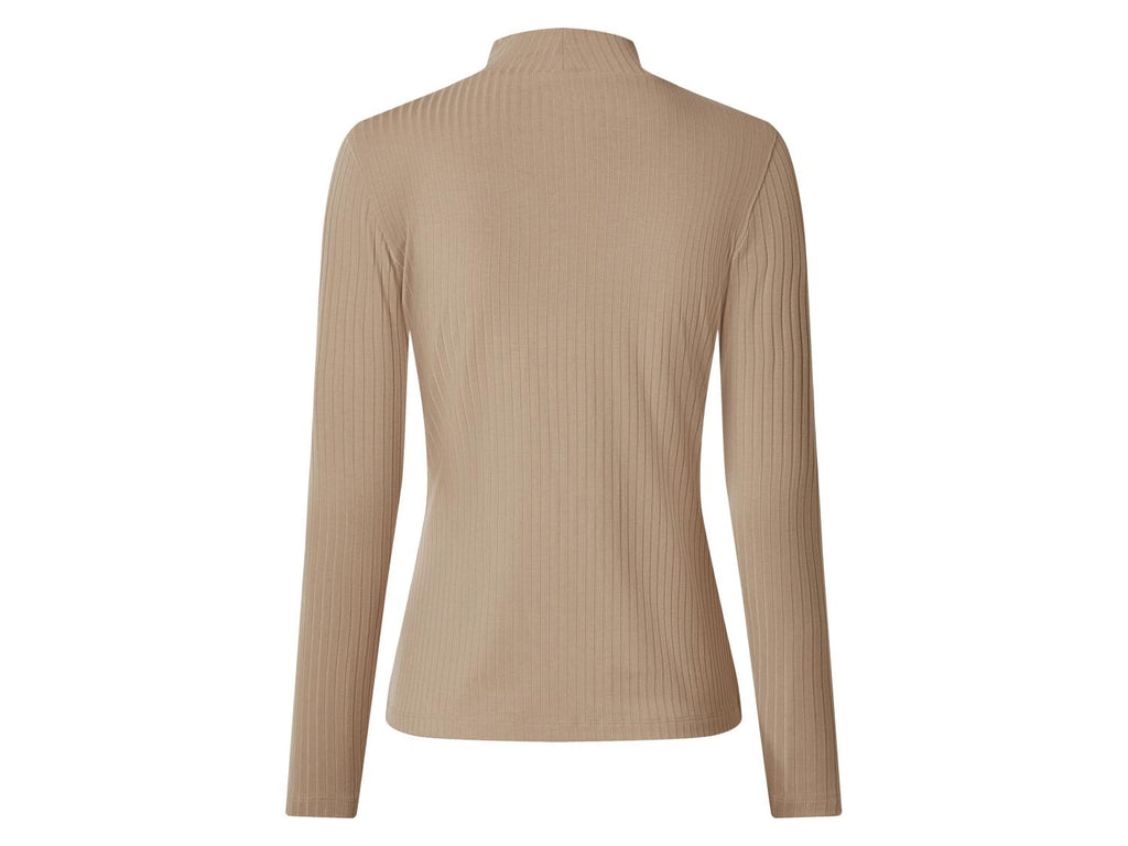 Pull en maille côtelé femme