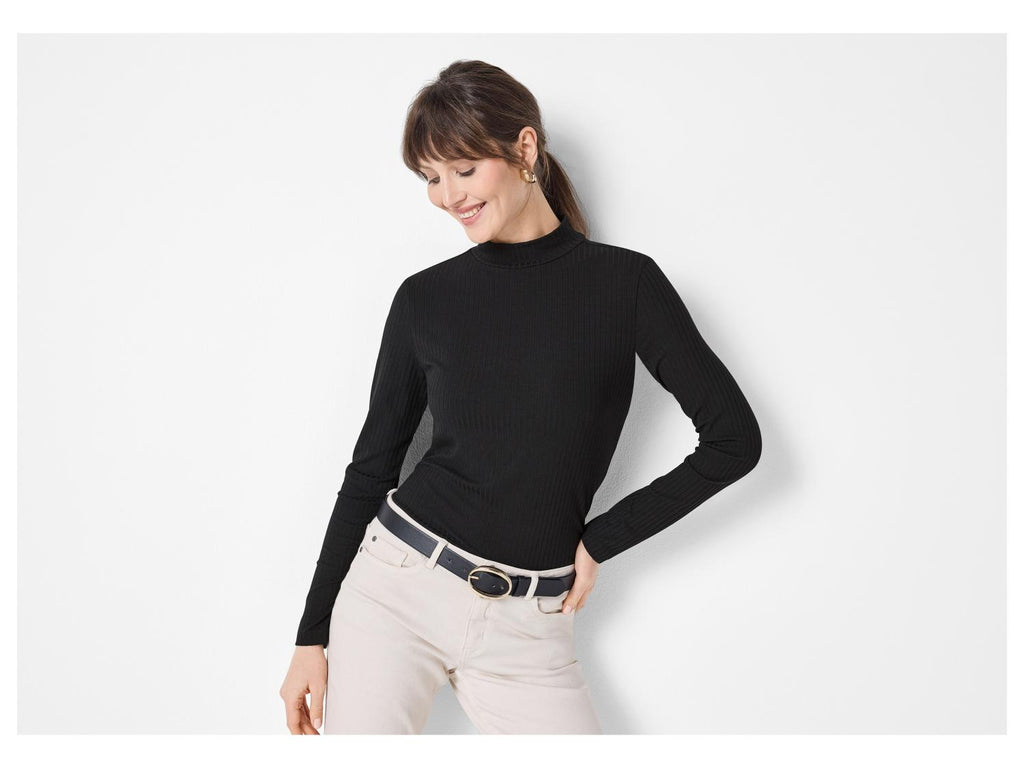 Pull en maille côtelé femme