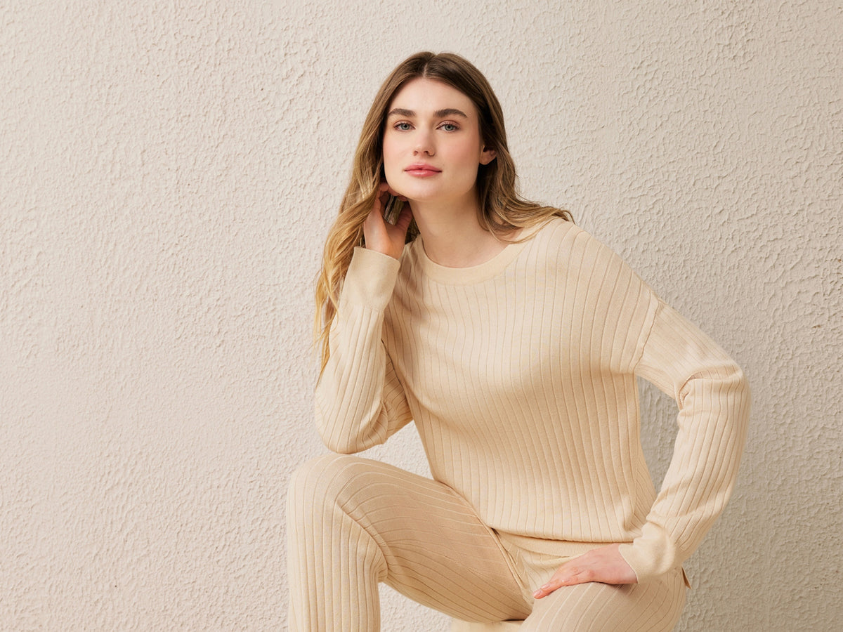 Pull en maille femme