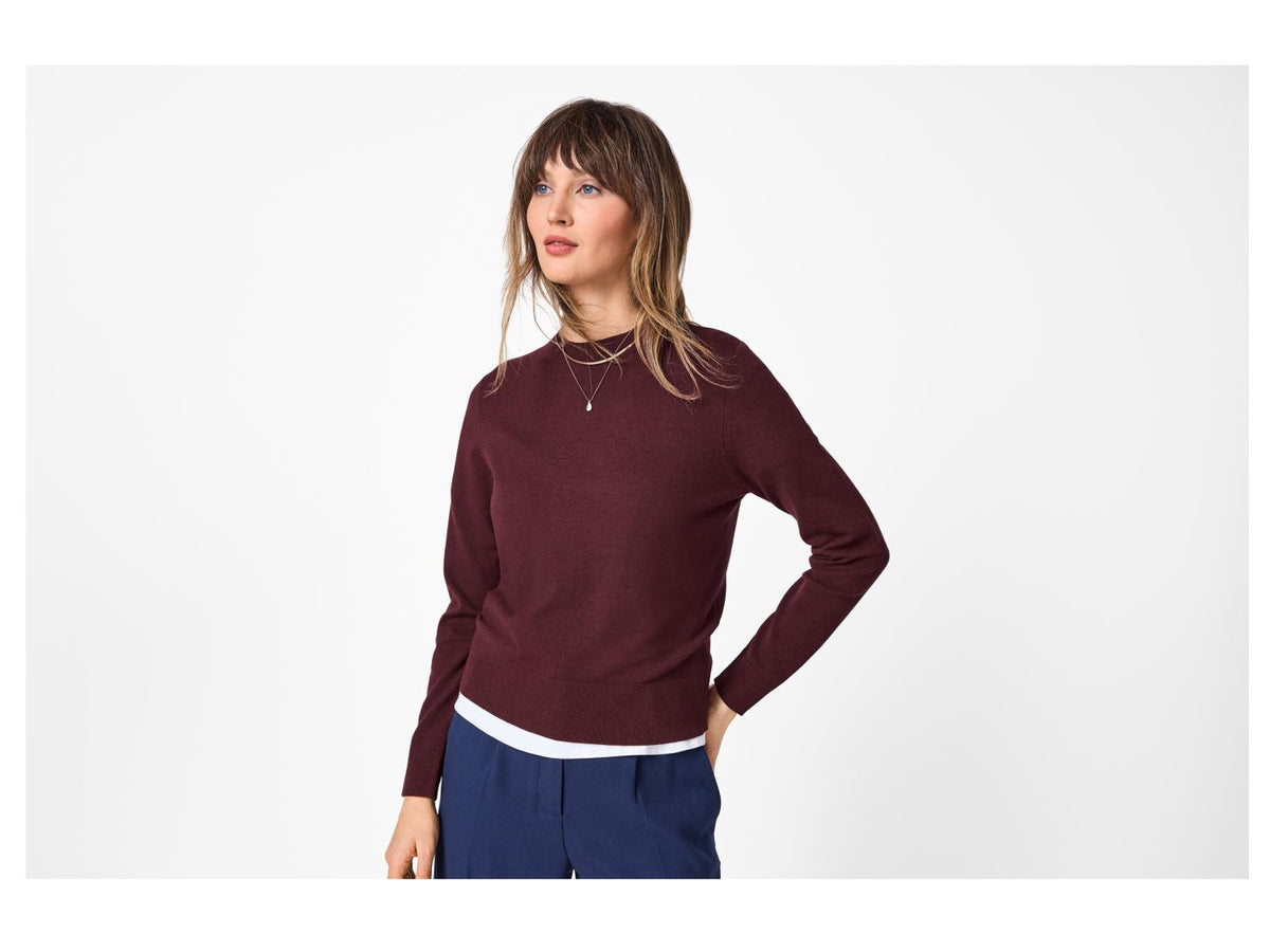 Pull en maille fine femme