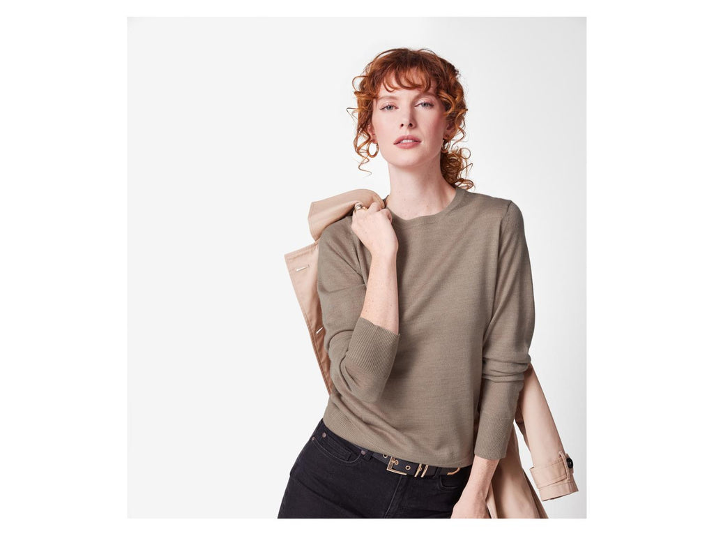 Pull en mérinos Premium femme