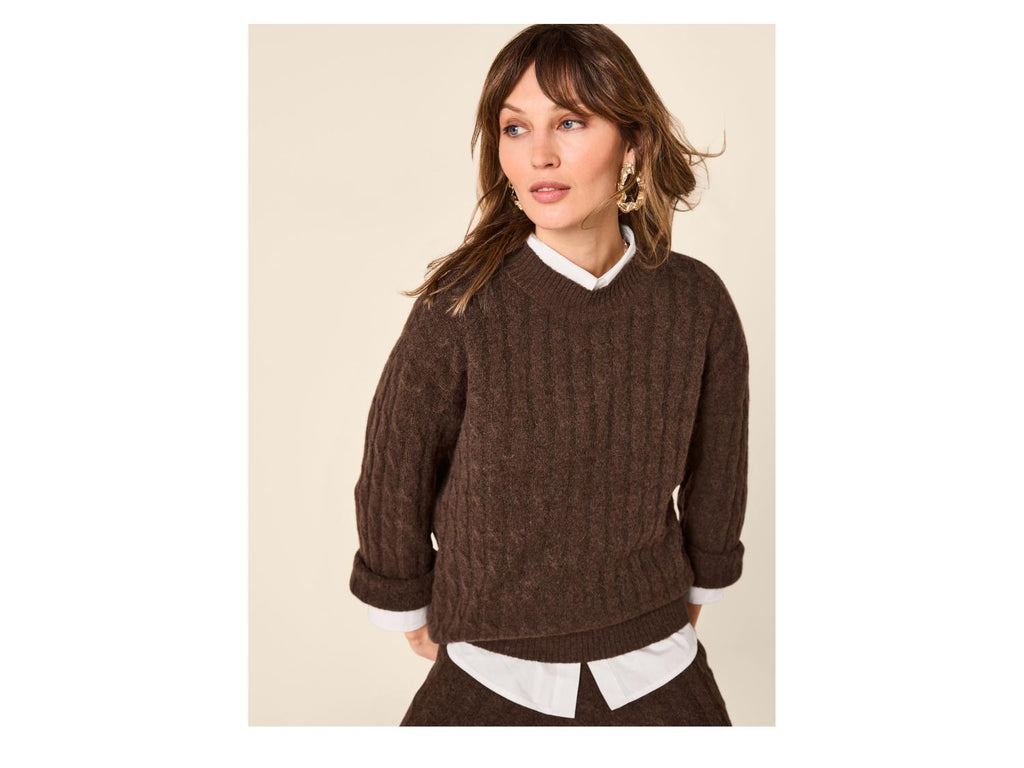 Pull en tricot femme
