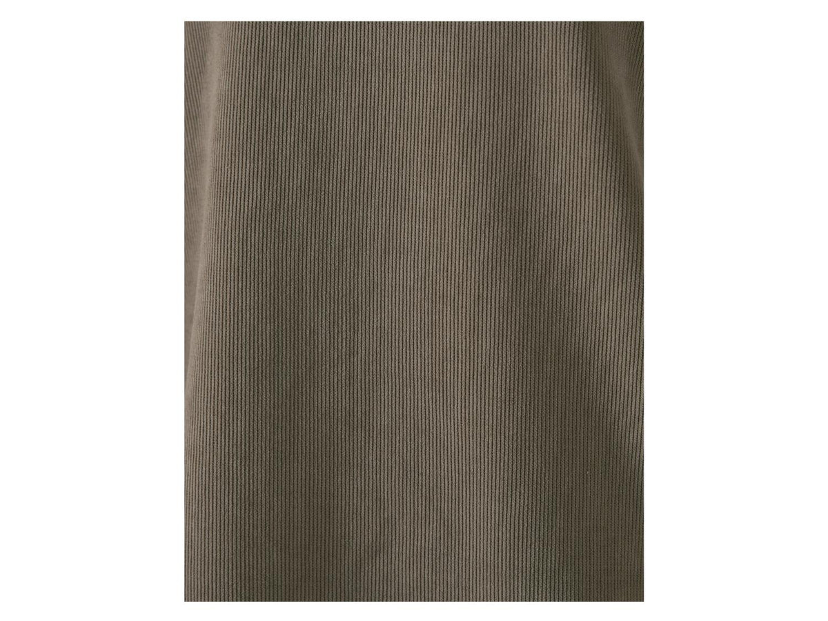 Pull femme, aspect velours côtelé